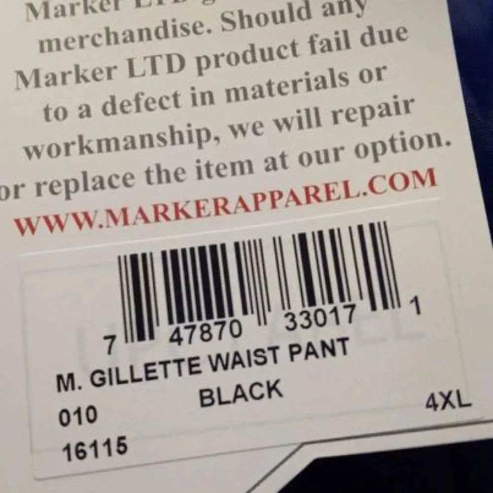 SKI New Mens 4XL Mens Marker Gillette Waist Black Ski Pants UT-19